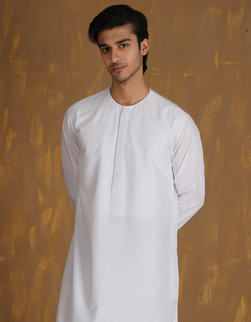 WHITE BLENDED JUBBA | JJ-JUBBA-A-47273/A24/JJ9251-PN - Image 2