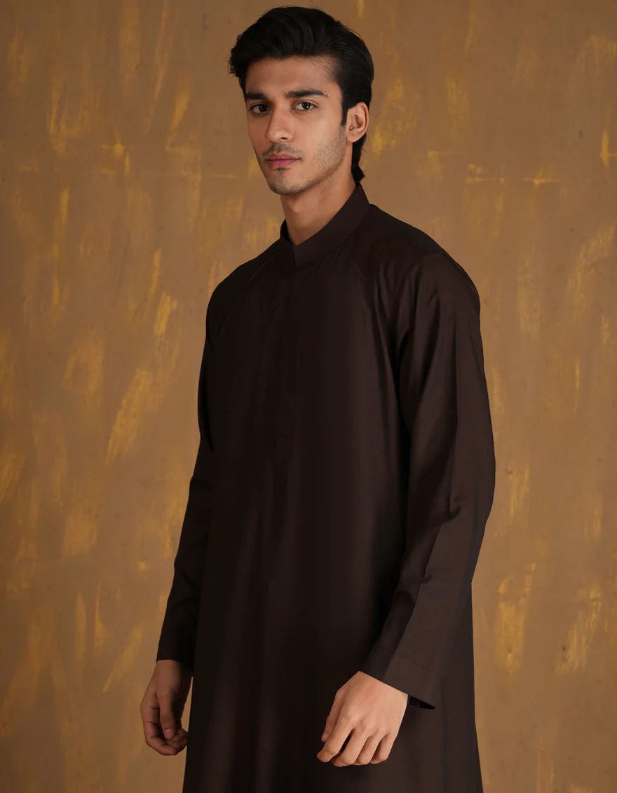 BROWN BLENDED JUBBA | JJ-JUBBA-A-47284/S24/JJ8183-CL - Image 2