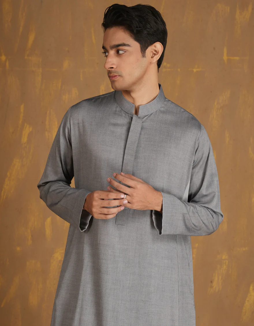 GREY BLENDED JUBBA | JJ-JUBBA-A-47285/A24/JJ8183-CL - Image 2