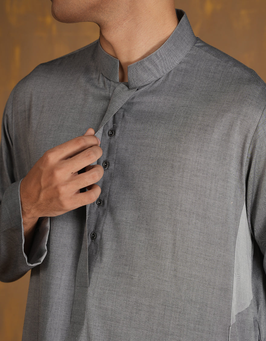 GREY BLENDED JUBBA | JJ-JUBBA-A-47285/A24/JJ8183-CL - Image 3