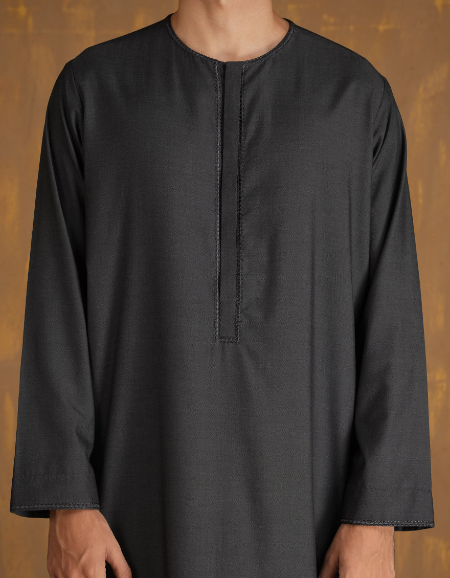 GREY BLENDED JUBBA | JJ-JUBBA-A-47287/S24/JJ8182-SF - Image 2