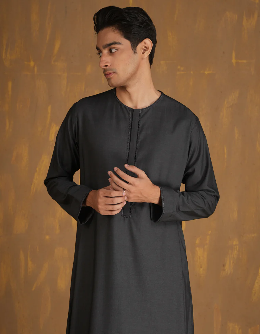 GREY BLENDED JUBBA | JJ-JUBBA-A-47287/S24/JJ8182-SF - Image 3