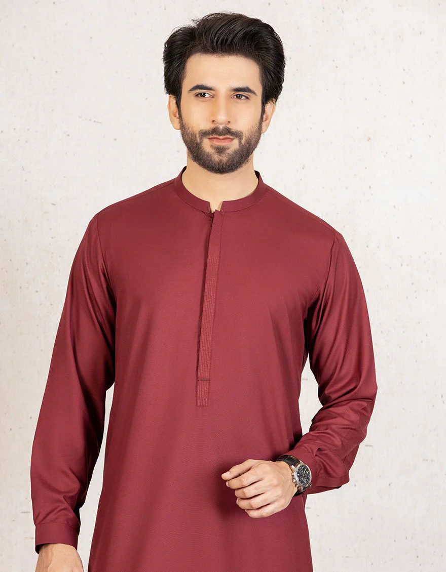 MAROON JUBBA | JJ-JUBBA-US-42222/S21/JJ7457-CL - Image 2