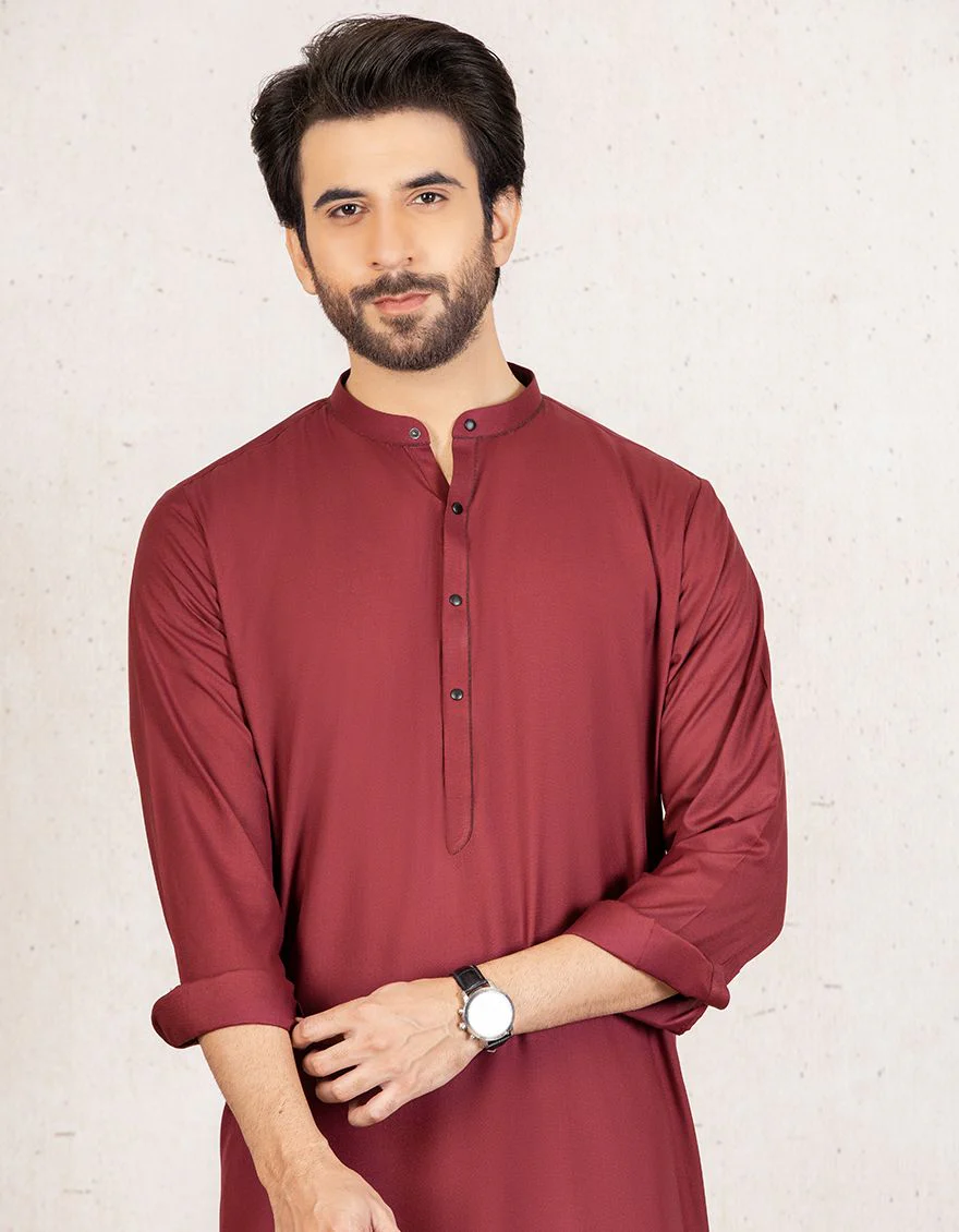 MAROON JUBBA | JJ-JUBBA-US-42223/S21/JJ7457-CL - Image 2