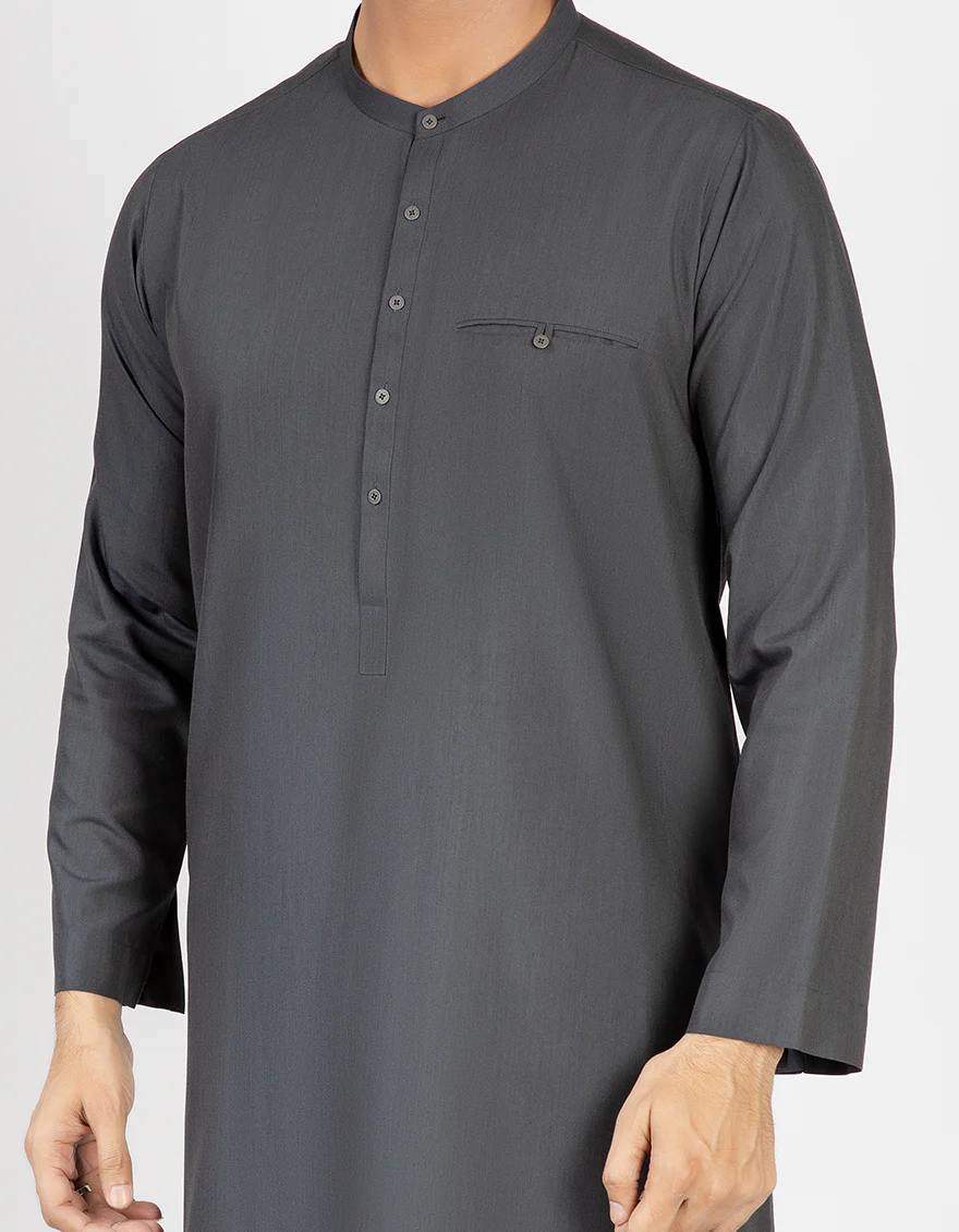 CHARCOAL BLACK JUBBA | JJ-JUBBA-US-43110/S22/JJ8089-CL - Image 2