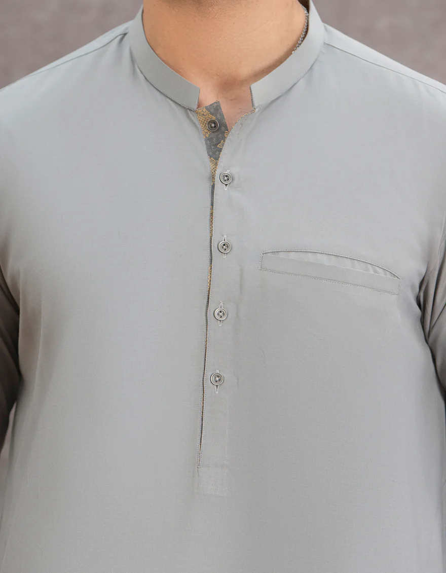 GREY BLENDED JUBBA | JJ-JUBBA-US-43182/A22/JJ8402-CL - Image 2