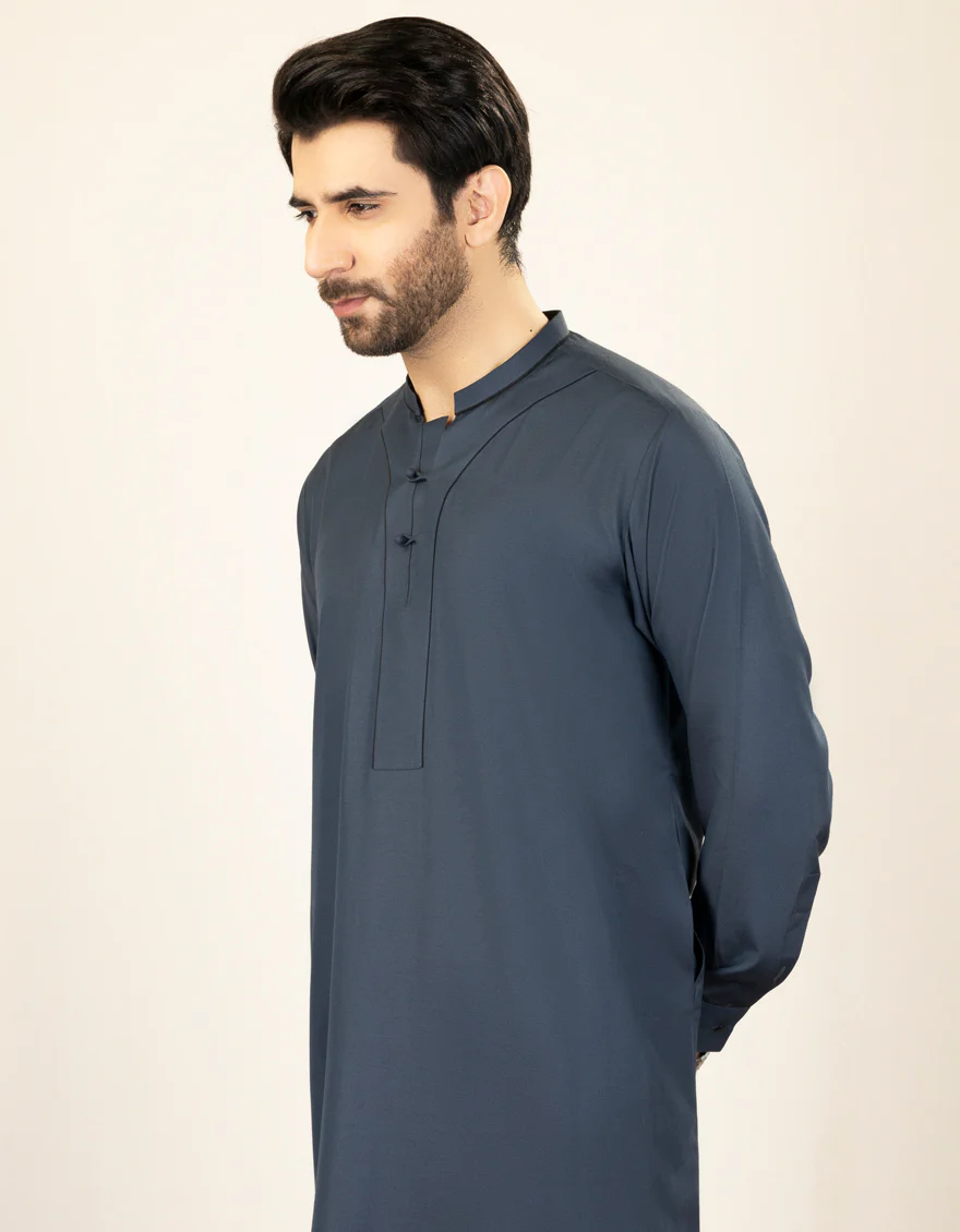 DARK GREY BLENDED JUBBA | JJ-JUBBA-US-44222/A23/JJ1017-CL - Image 3