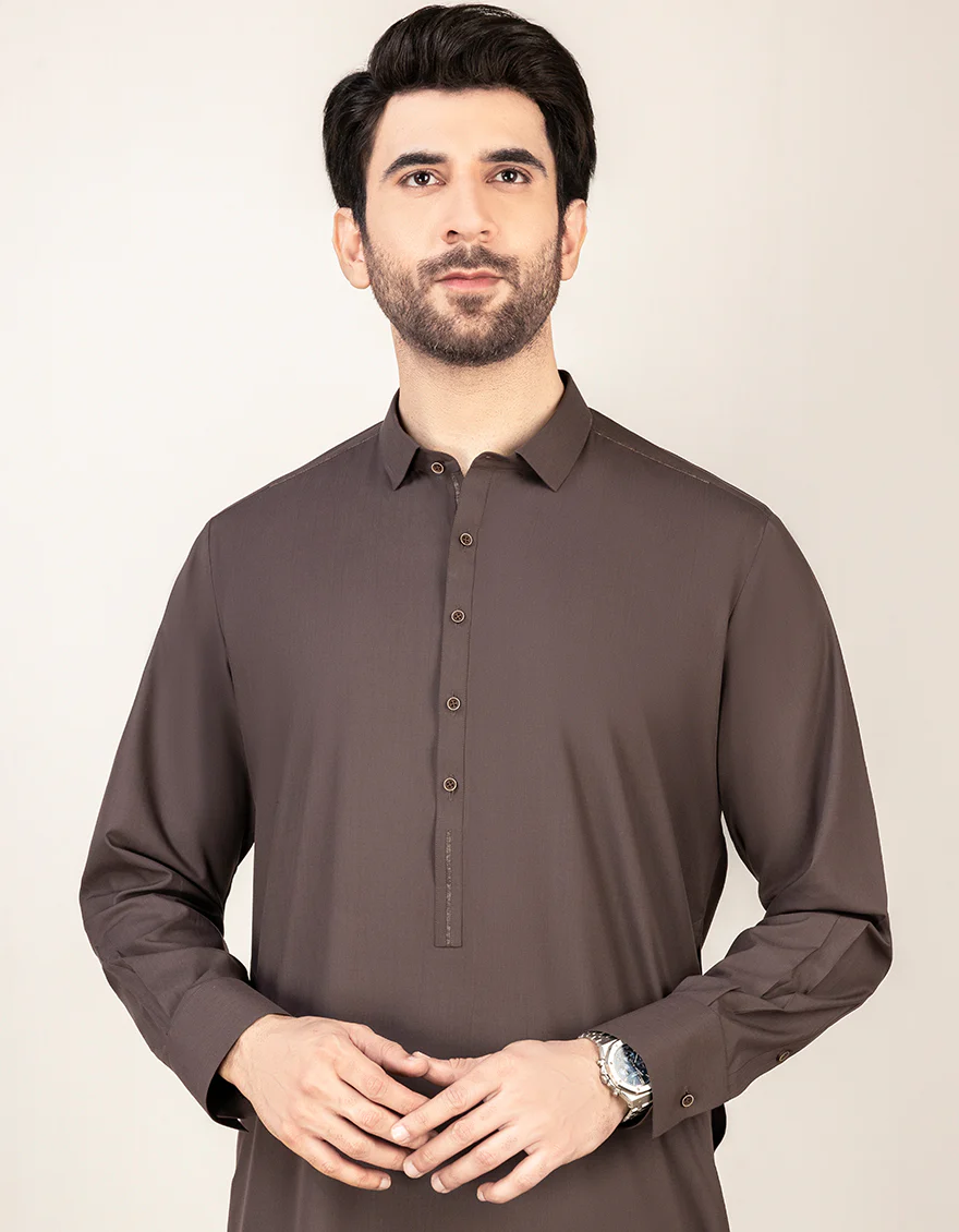 DARK BROWN BLENDED JUBBA | JJ-JUBBA-US-44266/A23/JJ1006-CL - Image 2