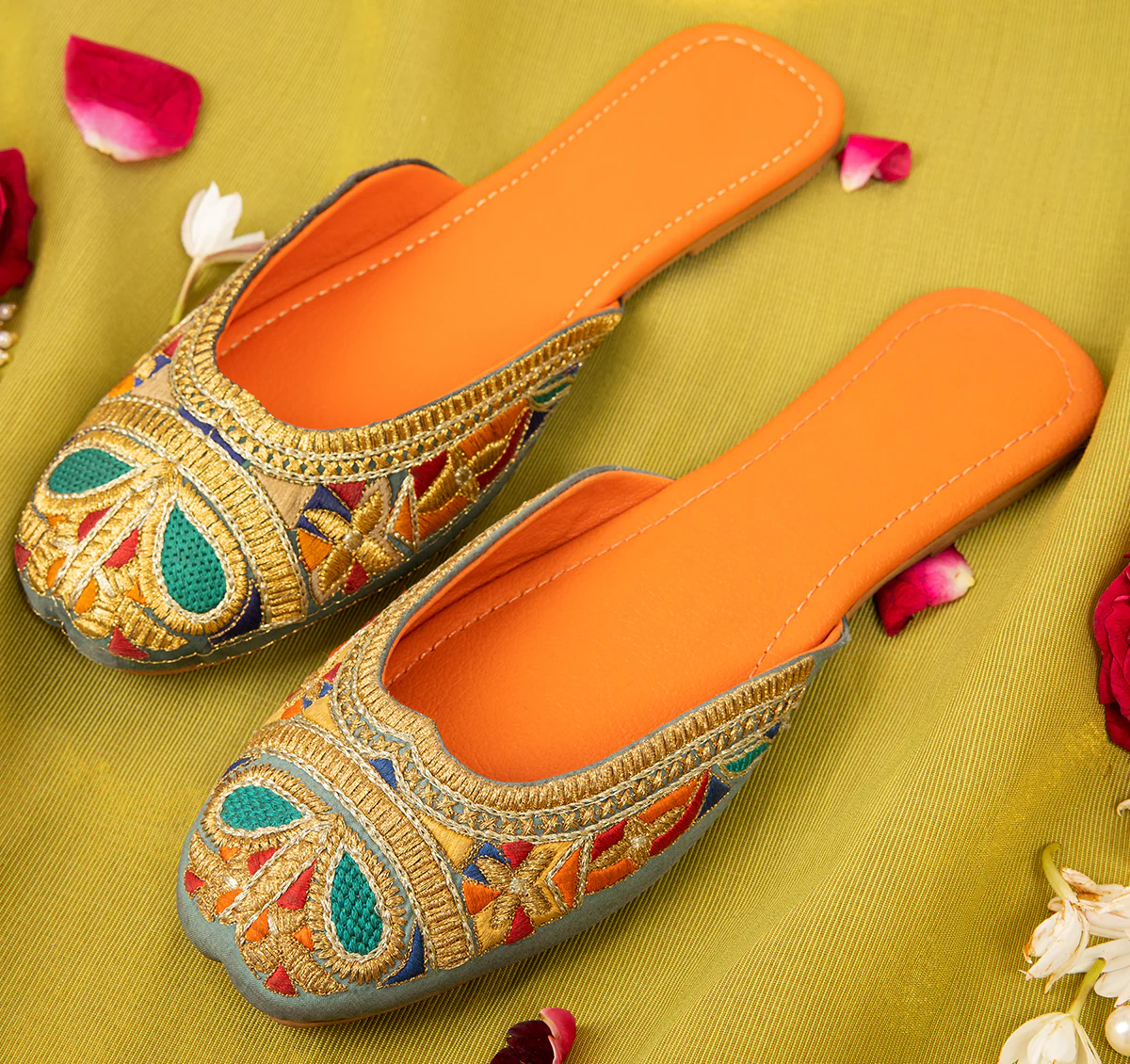 MULTICOLOR LAWN KHUSSA | JJ-LKH-US-22-004 FB/MOR PUNK - Image 2