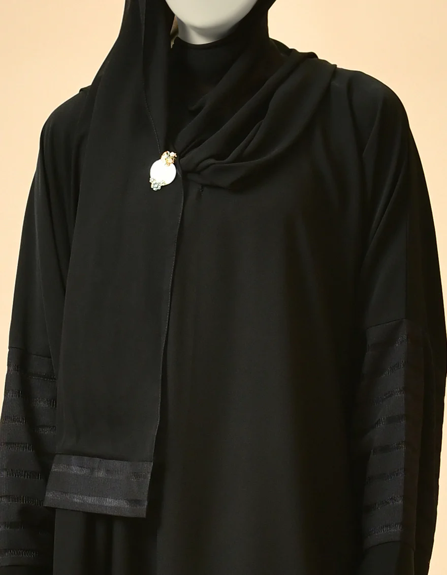 BLACK ABAYA | JJAB-US-22-002 FB/NIDA - Image 2
