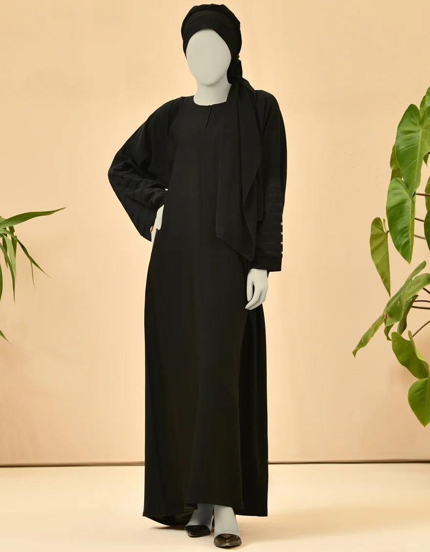 BLACK ABAYA | JJAB-US-22-002 FB/NIDA - Image 3