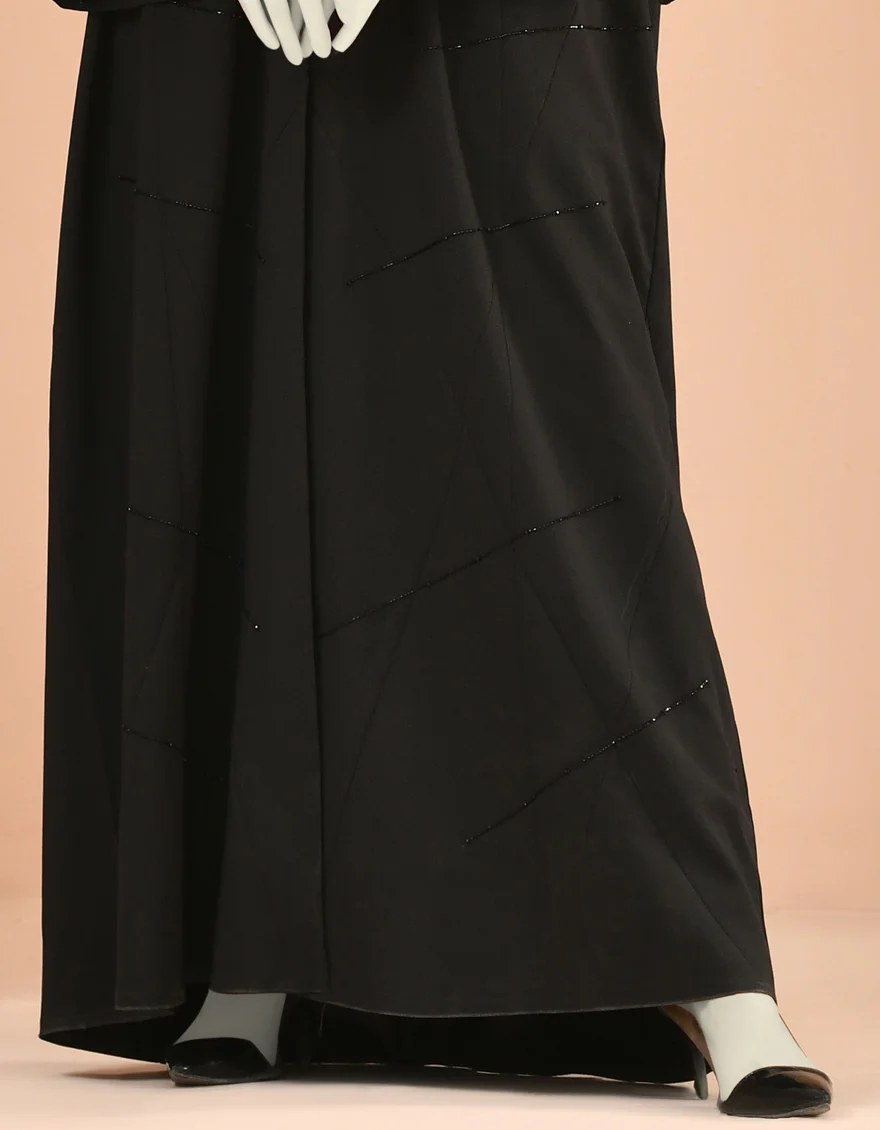 BLACK ABAYA | JJAB-US-22-006 FB/FUHUA - Image 2