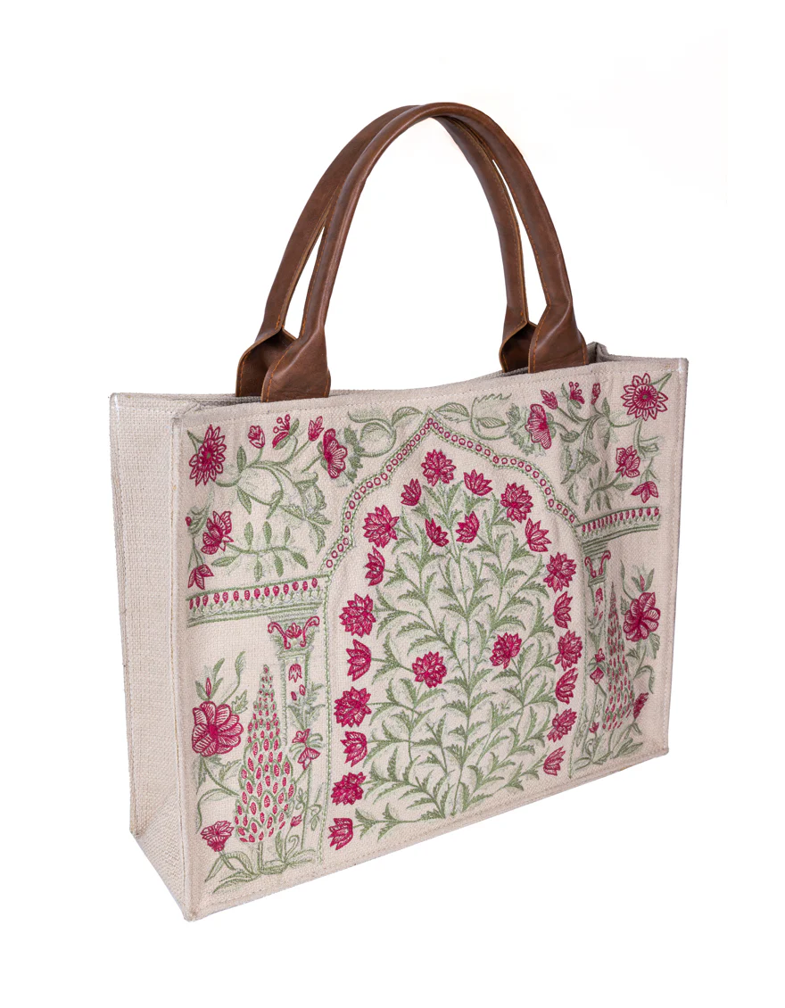 BROWN JUTE HANDBAG | JJBL-24-055 FB/VENDO - Image 2
