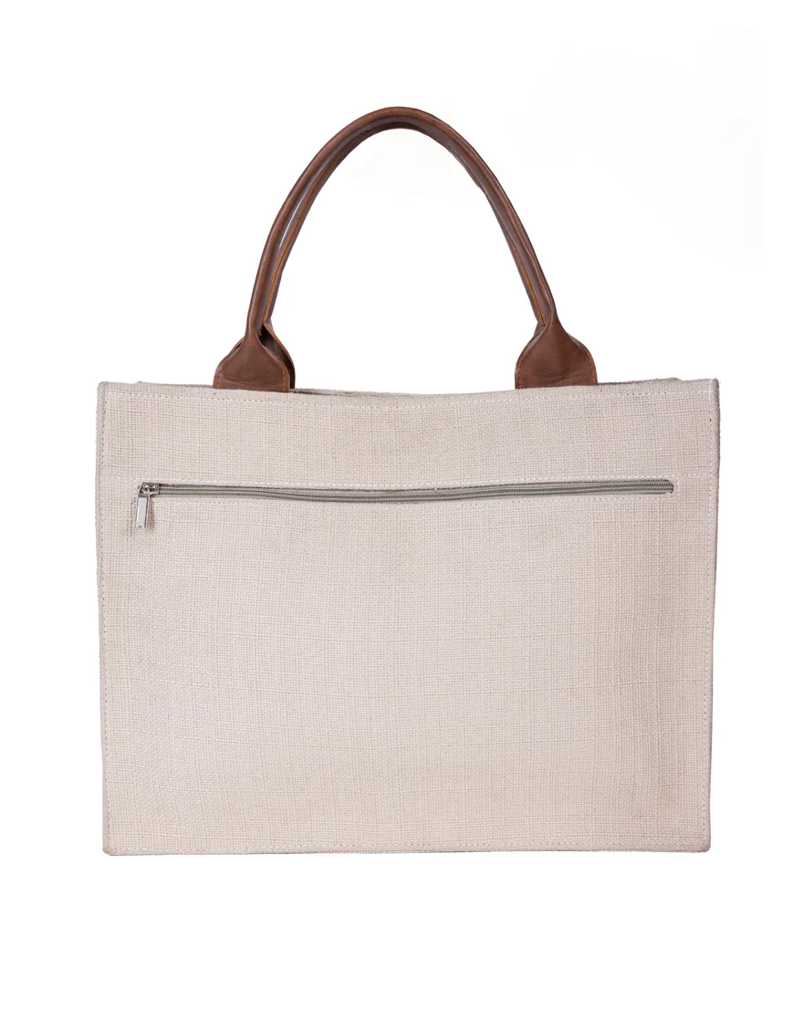 BROWN JUTE HANDBAG | JJBL-24-055 FB/VENDO - Image 4