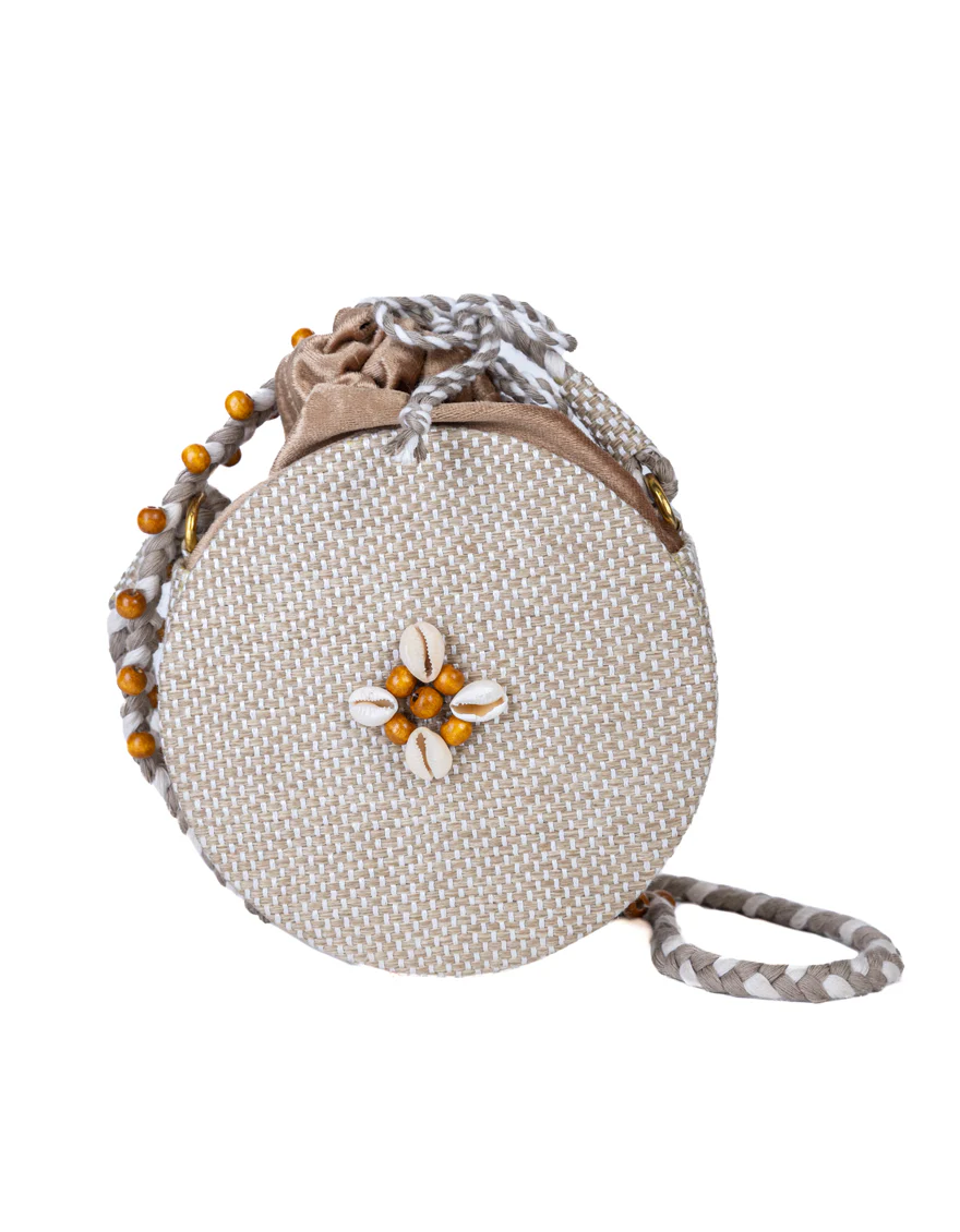BROWN JUTE HANDBAG | JJBL-24-064 FB/AM-14 - Image 3
