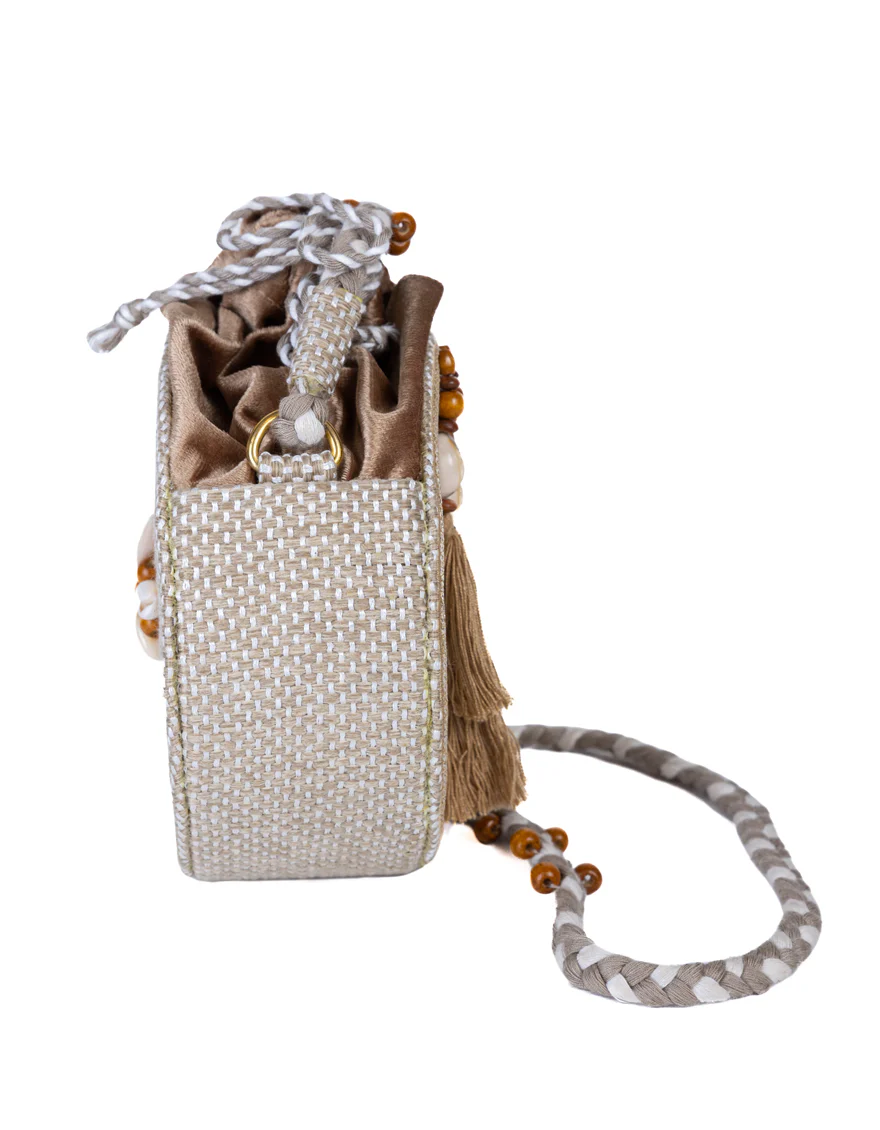 BROWN JUTE HANDBAG | JJBL-24-064 FB/AM-14 - Image 4