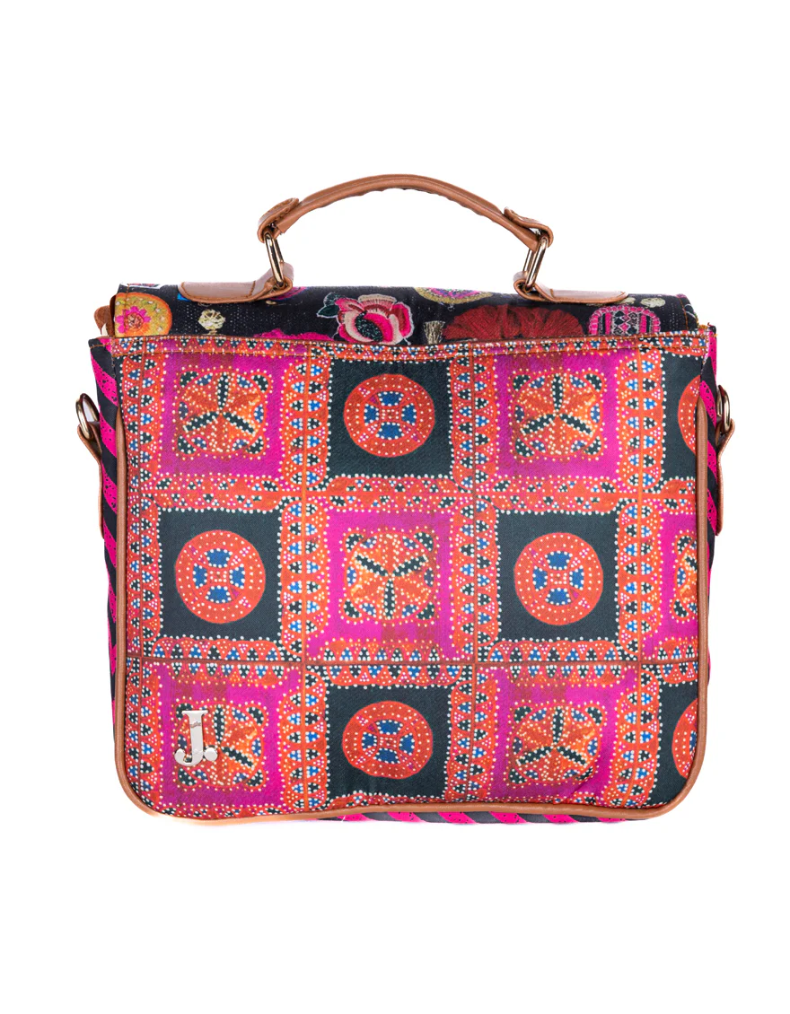 MULTICOLOR SILK HANDBAG | JJBL-24-078 FB/VENDOR - Image 2