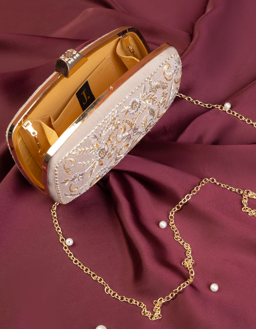 BROWN SILK HANDBAG | JJBL-25-107 FB/VENDOR - Image 2