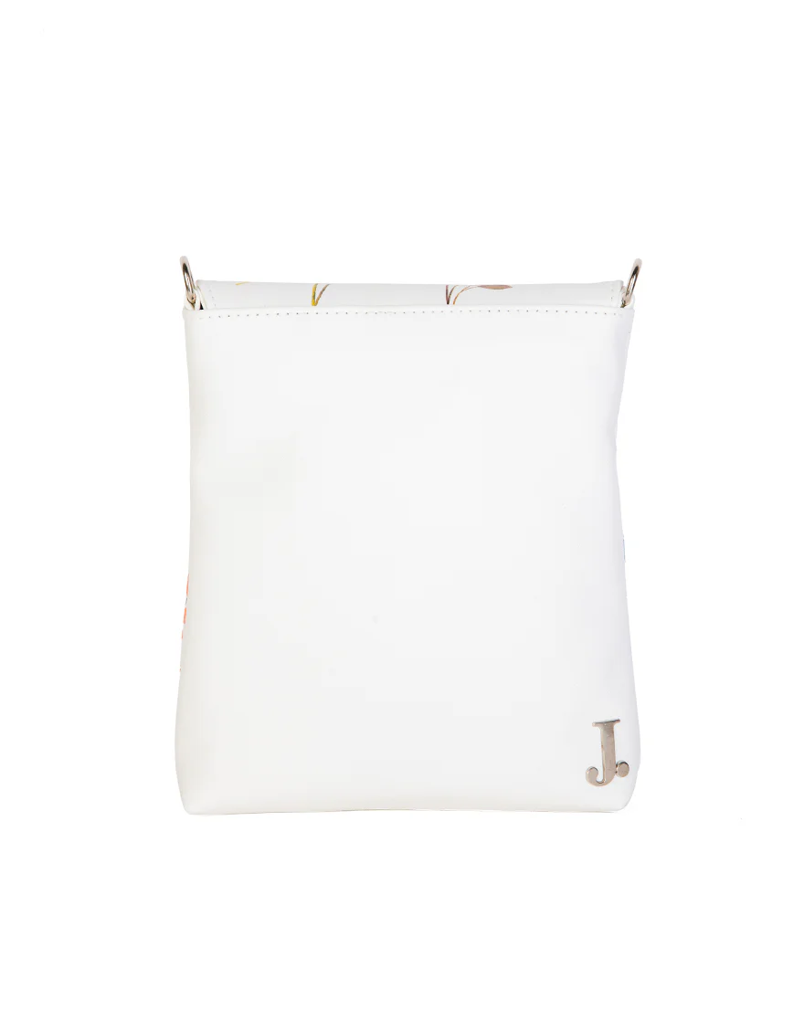 WHITE REXINE HANDBAG | JJBL-25-114 FB/VENDOR - Image 2