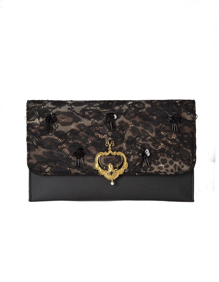BLACK NET HANDBAG | JJBL-US-21-001 FB/AM-1957 - Image 3