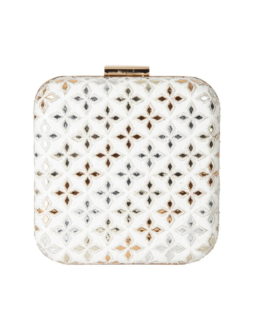 WHITE HANDBAG | JJBL-US-21-010 FB/WHITE REXINE - Image 2