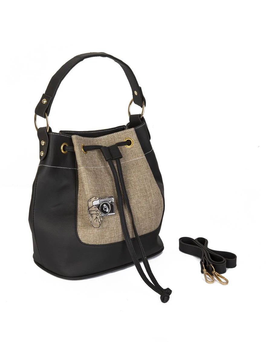 BLACK HANDBAG | JJBL-US-21-017 FB/REXINE - Image 3