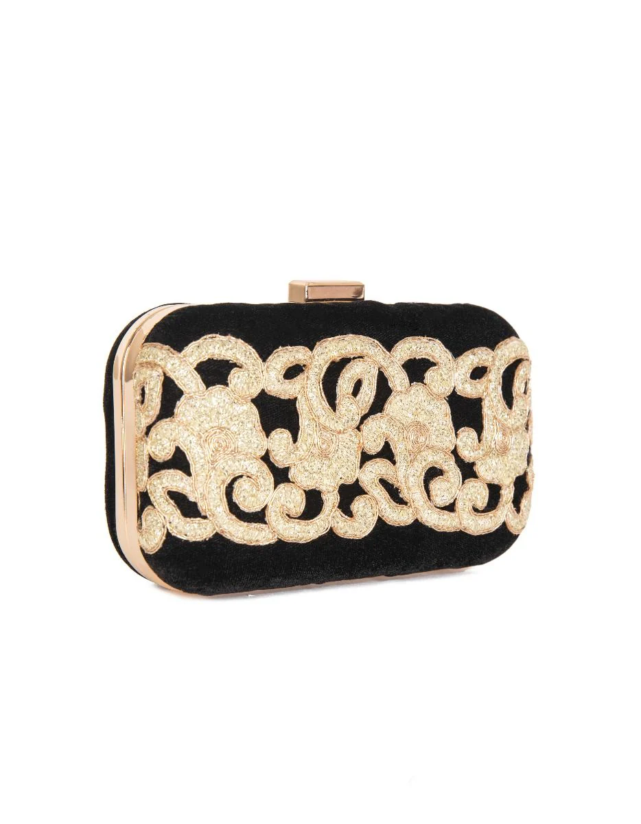 BLACK VELVET HANDBAG | JJBL-US-21-047 FB/AM-2352 - Image 4