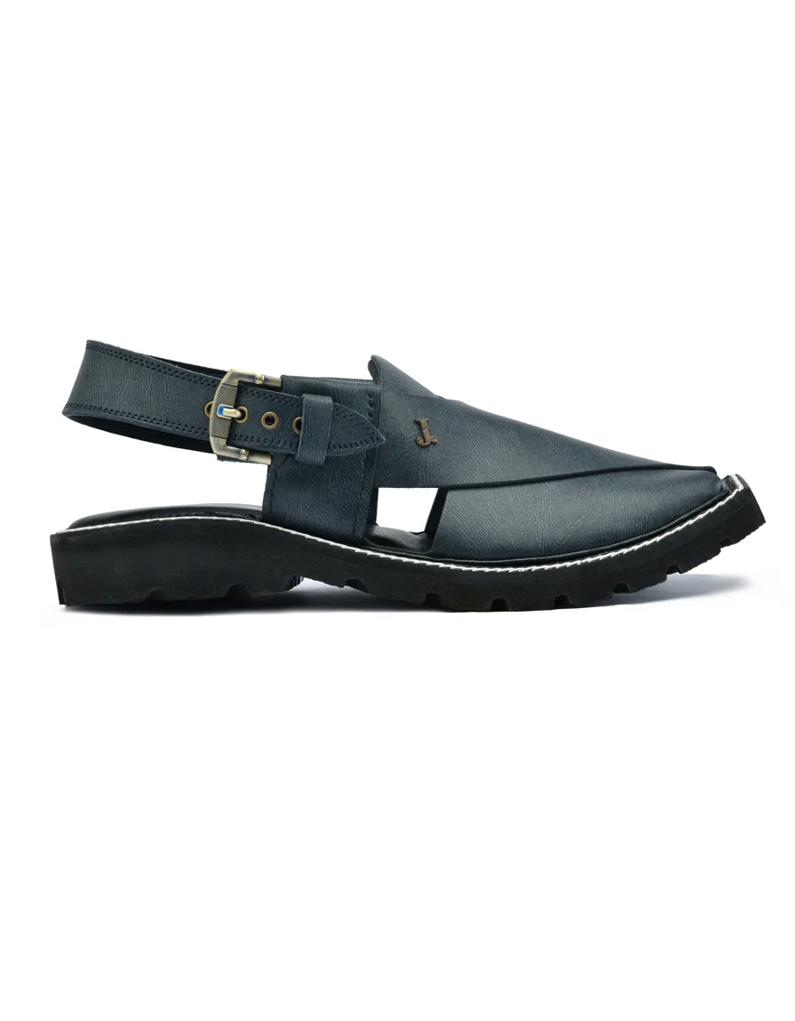 GREY PESHAWARI SANDALS | JJFW-JPC-025-PO/S24- - Image 2