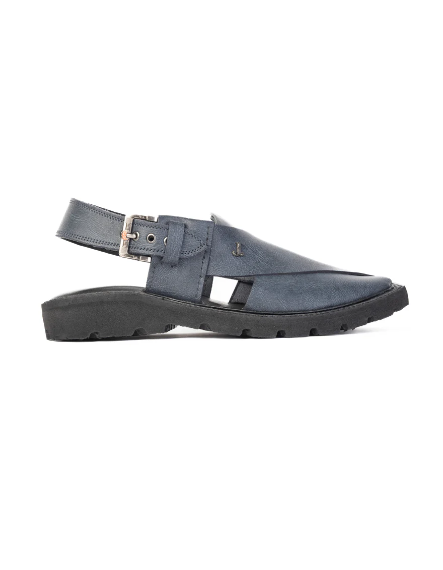 GREY PESHAWARI SANDALS | JJFW-JPC-042-PU/S25- - Image 3