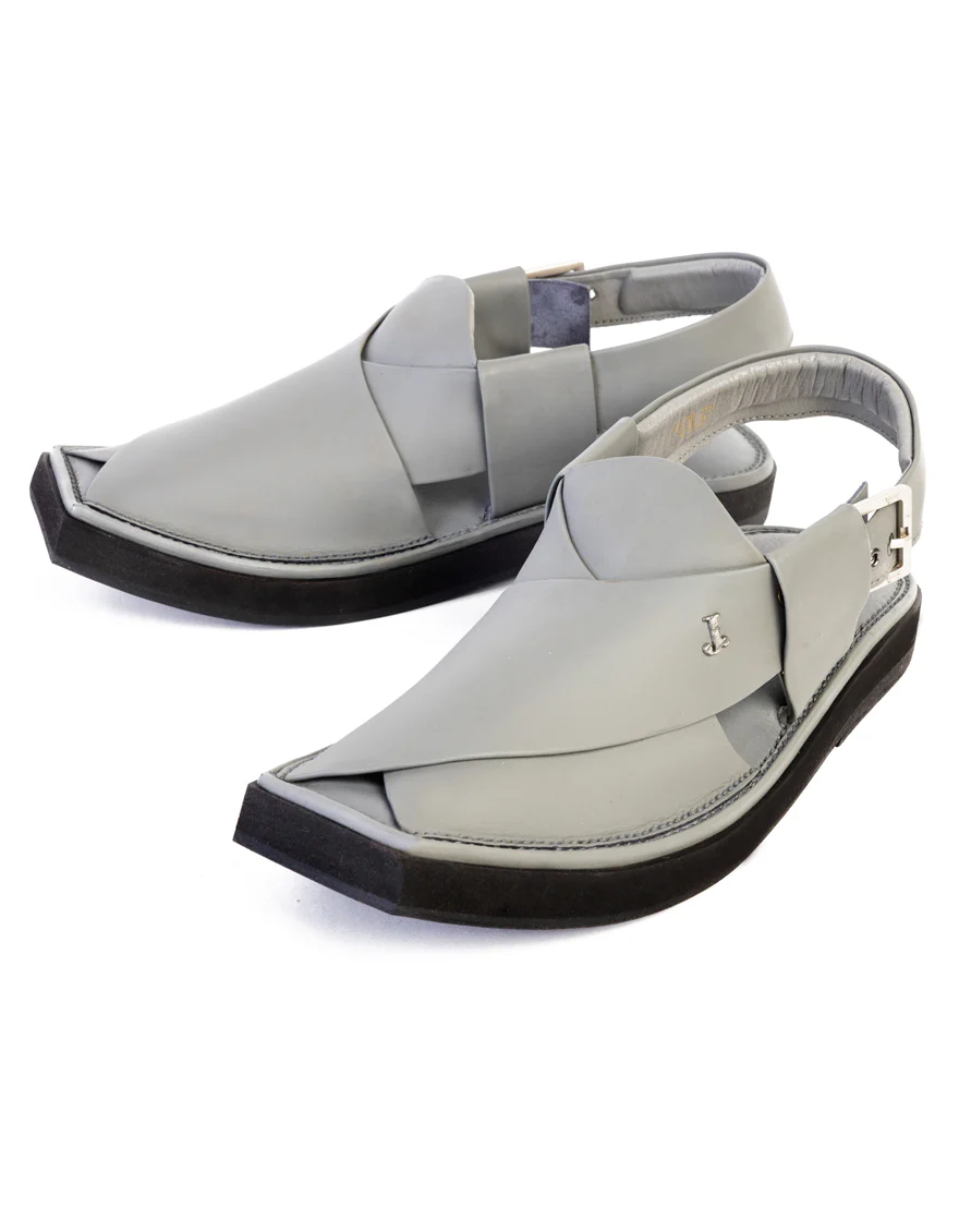 GREY PESHAWARI SANDALS | JJFW-JPC-102-KC/S25- - Image 3