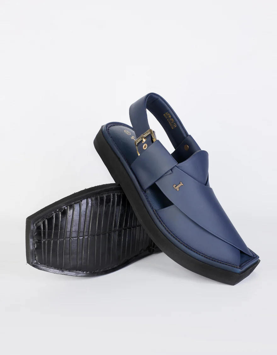 BROWN PESHAWARI SANDALS | JJFW-JPC-124-KC/S25-ZA-PLN - Image 2