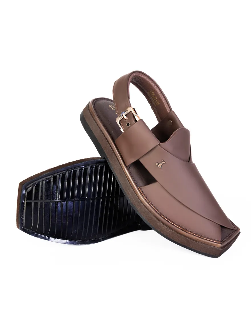 BLUE PESHAWARI SANDALS | JJFW-JPC-125-KC/S25-ZA-PLN - Image 4