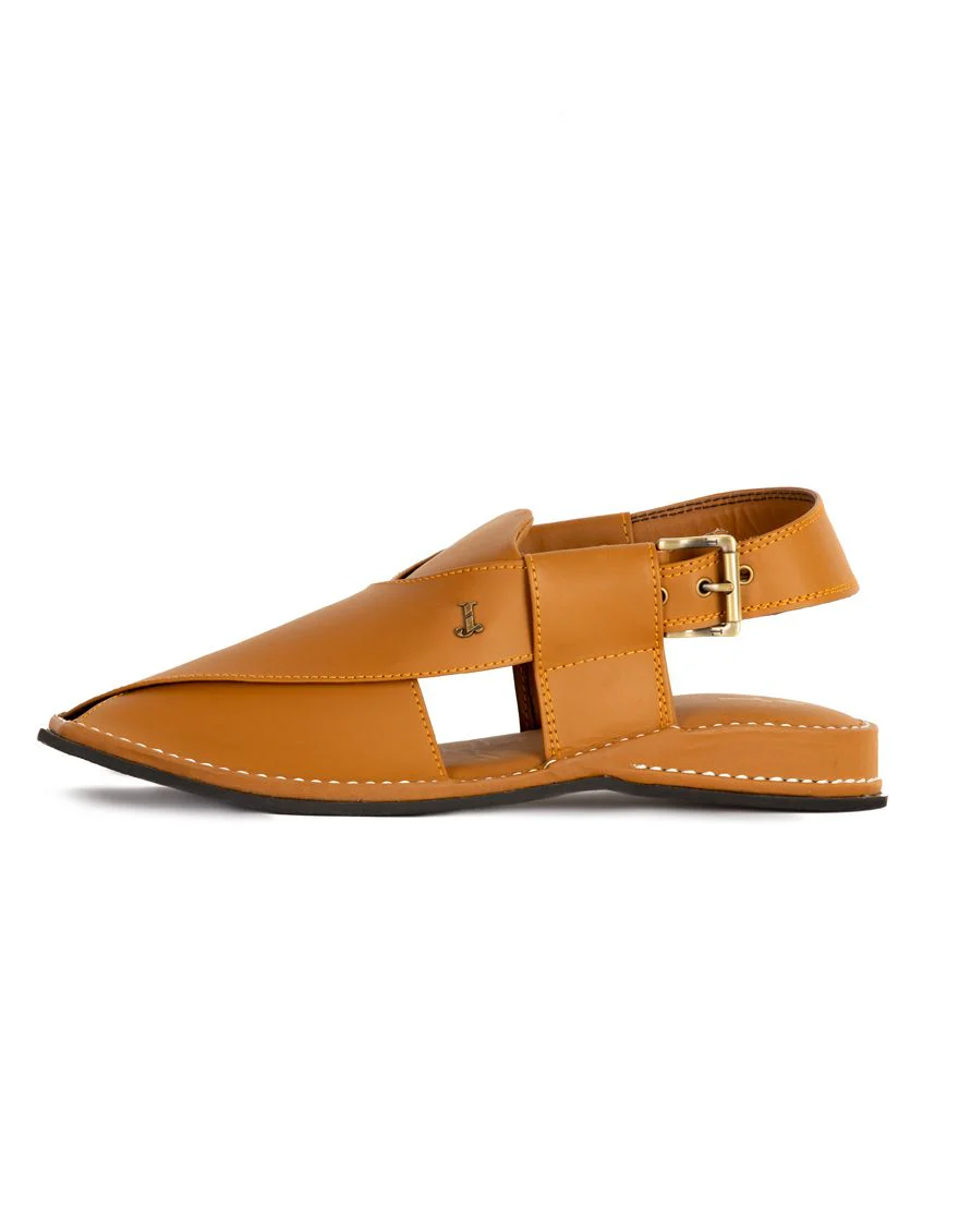 CAMEL PESHAWARI SANDALS | JJFW-JPC-US-028/S22-DP-ZU-PLN - Image 2