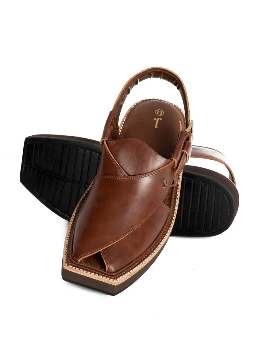 MAROON PESHAWARI SANDALS | JJFW-JPC-US-047/S22-KC-ZA-PLN