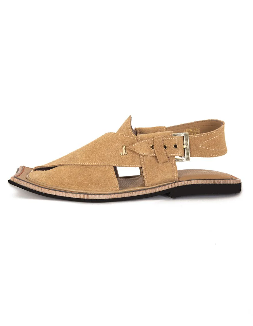 BROWN PESHAWARI SANDALS | JJFW-JPC-US-11343/S21-GK-SWD - Image 3
