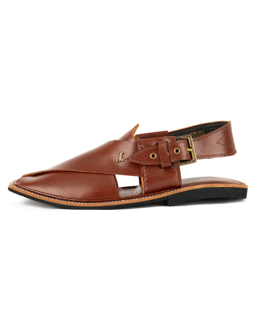 MAROON PESHAWARI SANDALS | JJFW-JPC-US-11376/S22-GK-PLN - Image 2