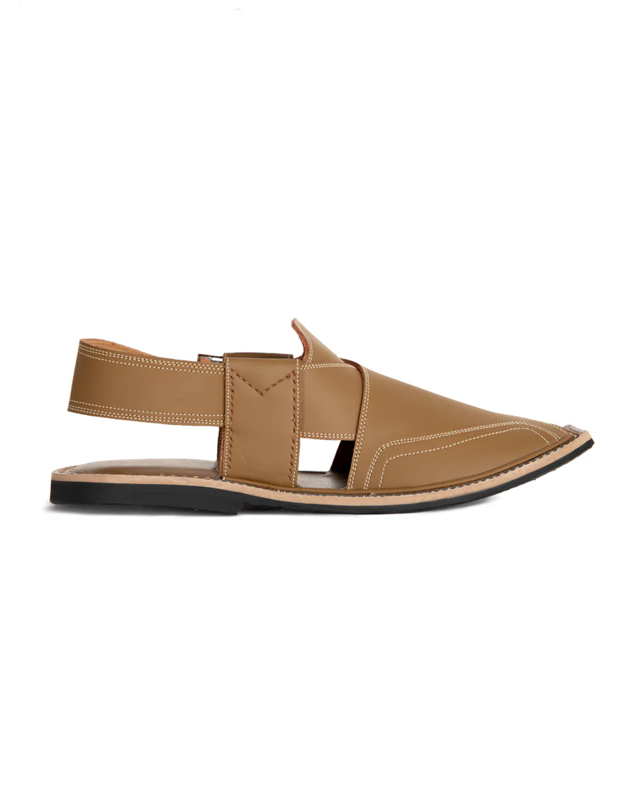 SAND PESHAWARI SANDALS | JJFW-JPC-US-11389/S22-FZ-PLN - Image 3