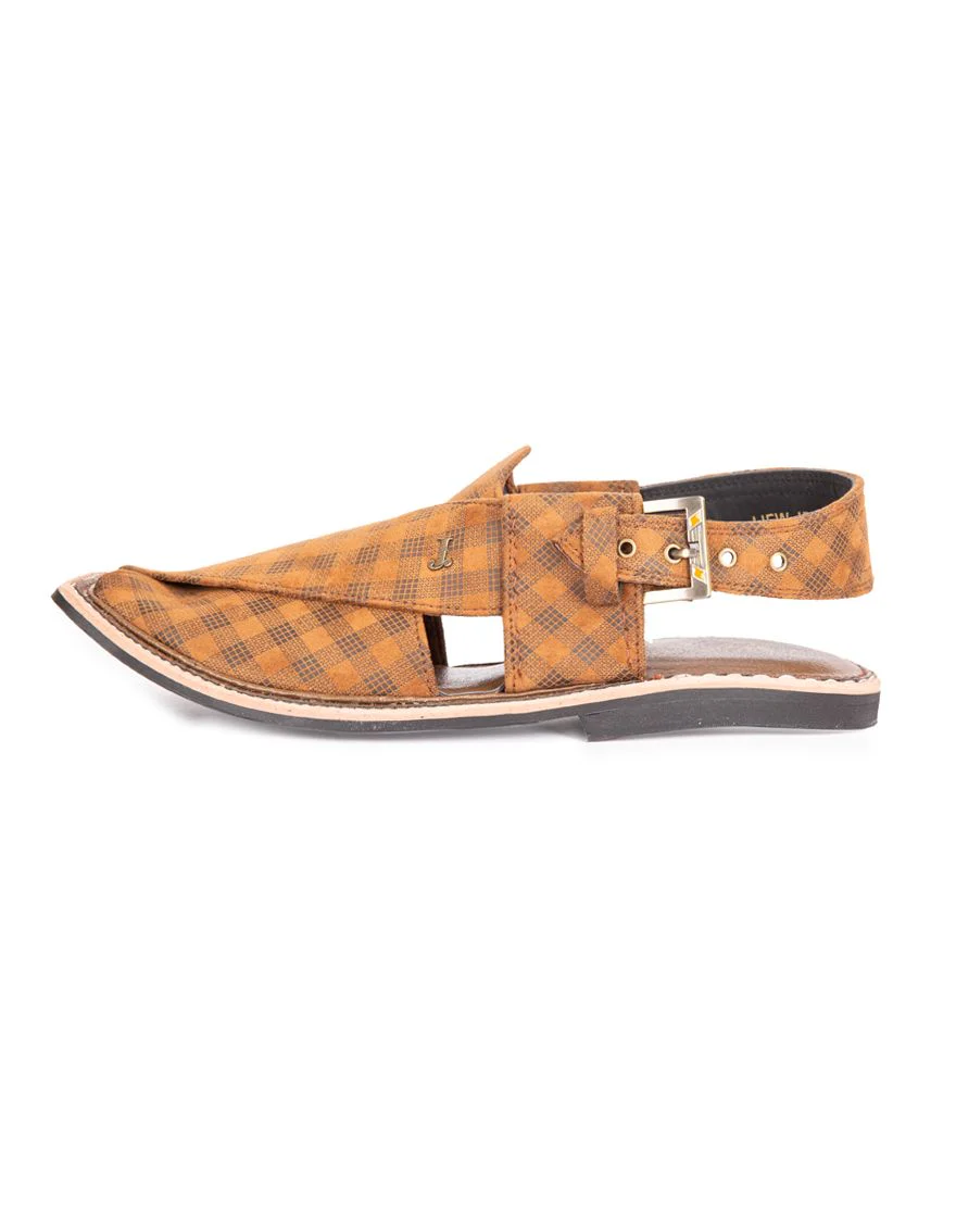 BROWN PESHAWARI SANDALS | JJFW-JPC-US-179/S20-ZU-JJ6904 - Image 2