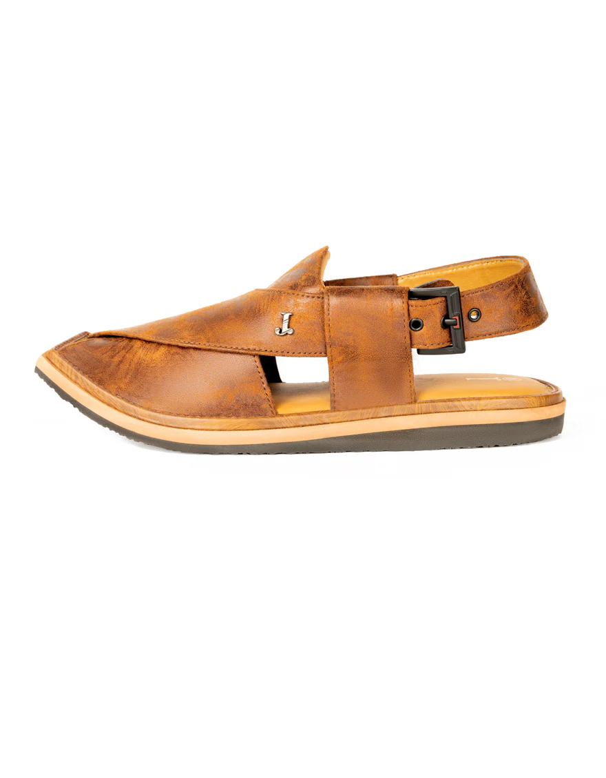 BROWN PESHAWARI SANDALS | JJFW-JPC-US-263/S23-SC-JJ6926 - Image 2