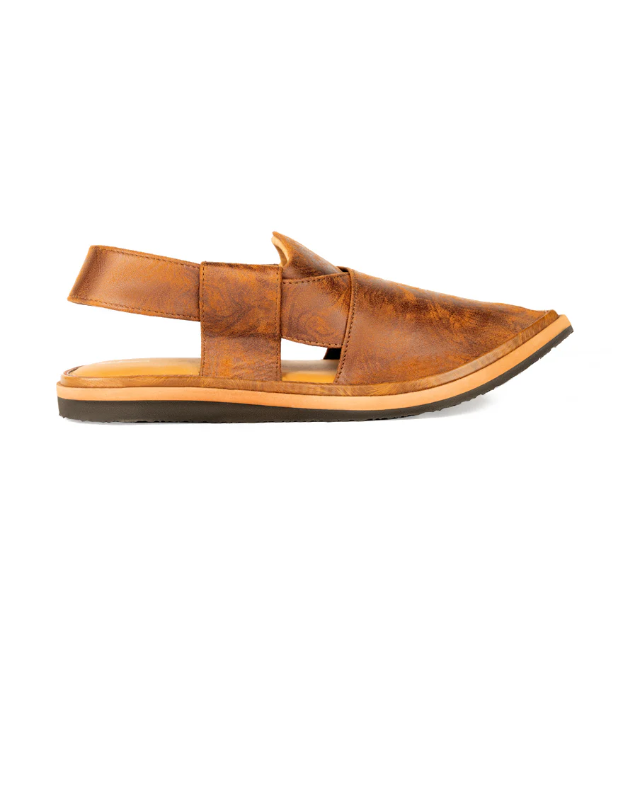 BROWN PESHAWARI SANDALS | JJFW-JPC-US-263/S23-SC-JJ6926 - Image 3