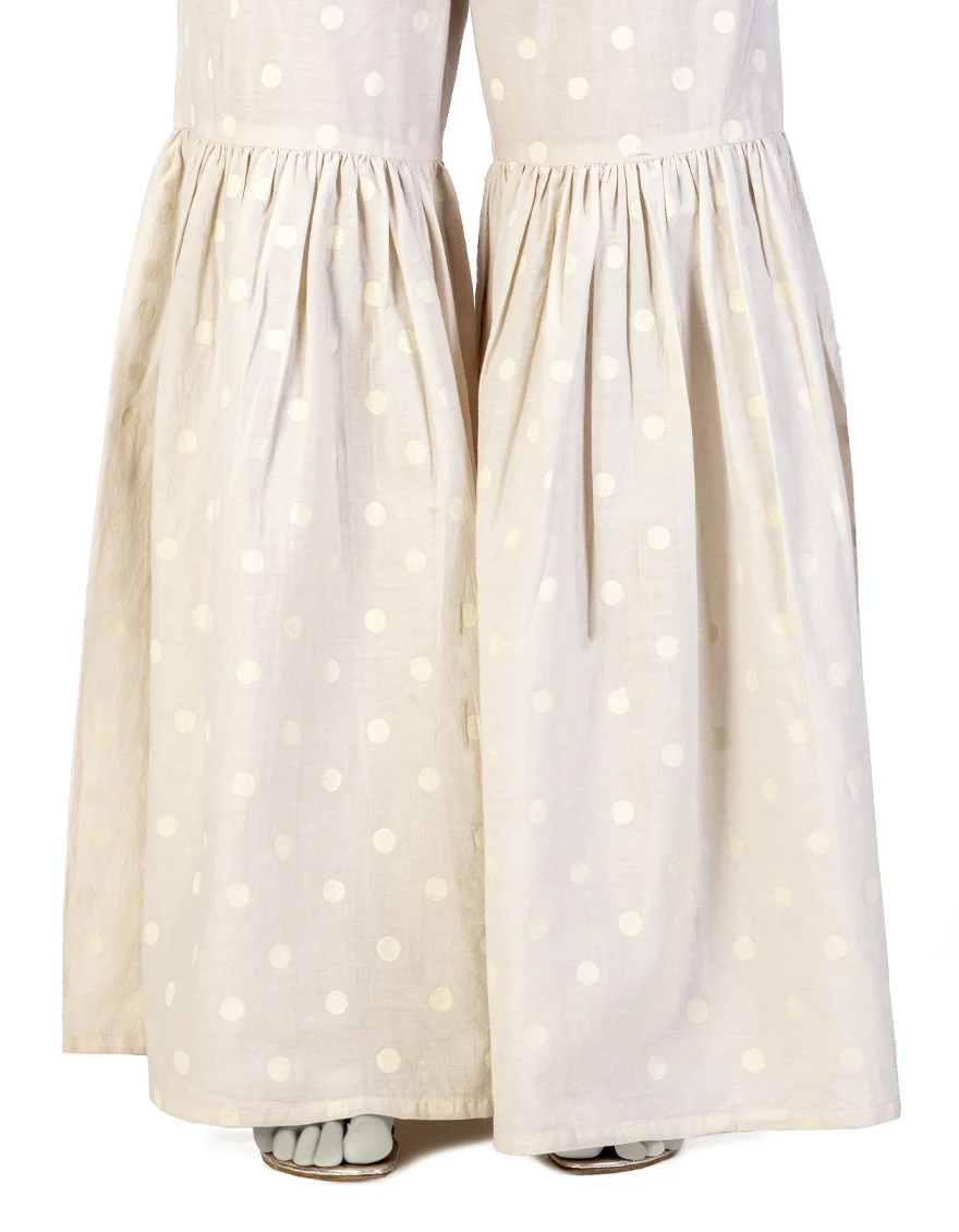 BEIGE LAWN TROUSERS | JJGH-S-JLGH-25-8046 - Image 2