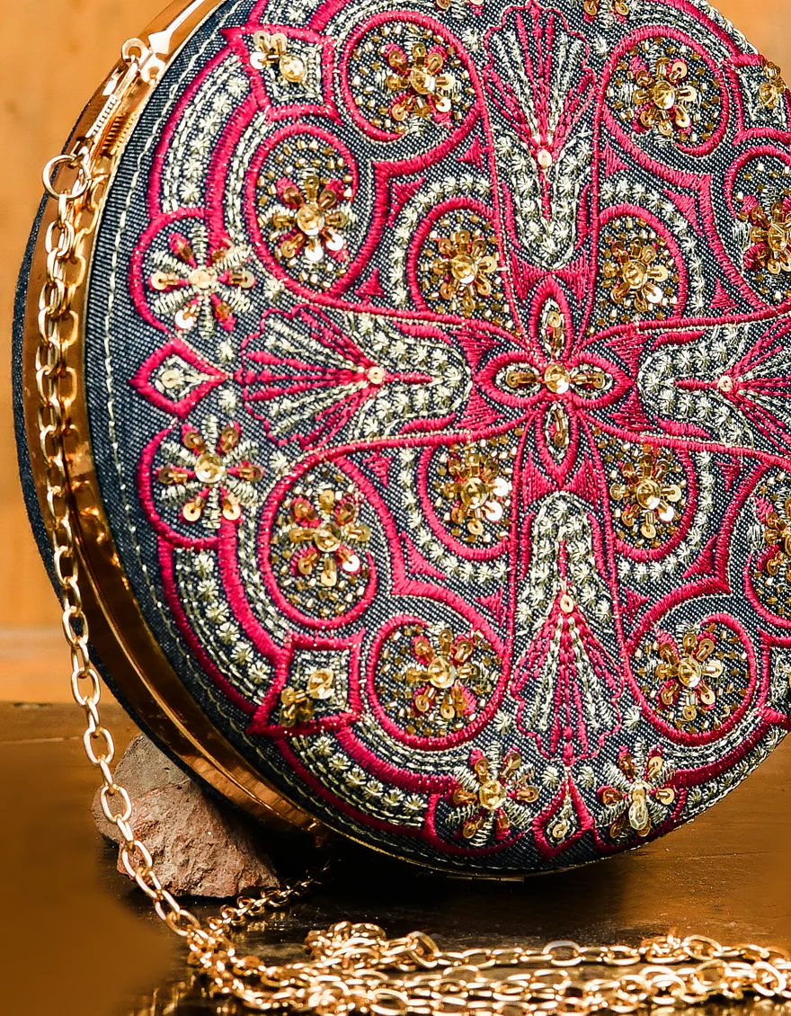 DENIM BLUE HANDBAG | JJIBL-US-22-009 FB/JJ-7128 - Image 2
