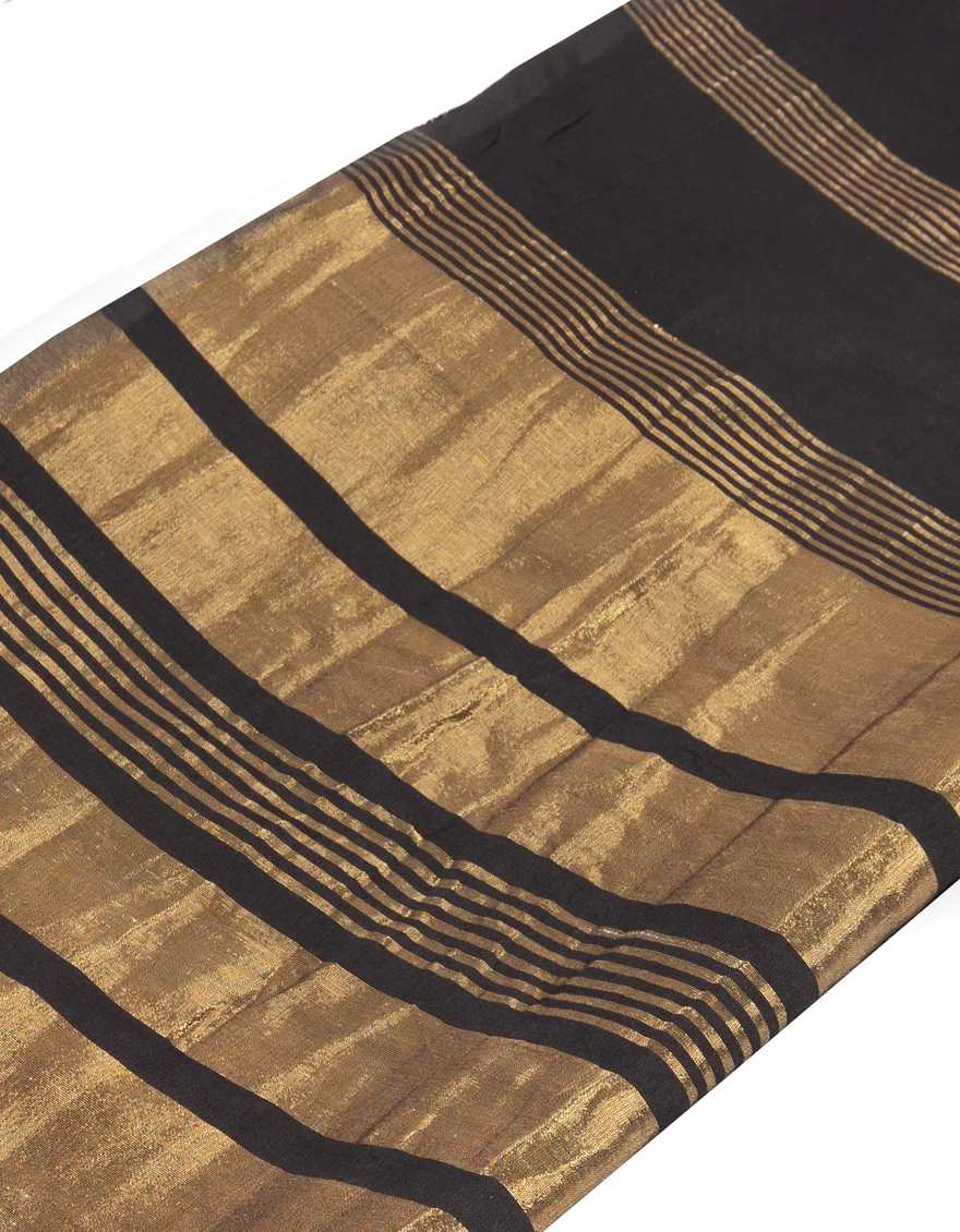 BLACK JAMAWAR SHAWL | JJID-US-SHAWL/S20/JJ7179 - Image 2