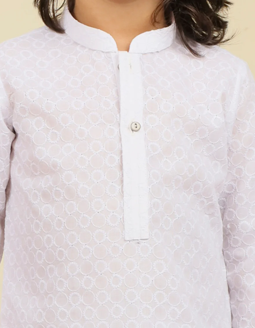 WHITE VISCOSE KAMEEZ SHALWAR | JJIKP-US-44171/A22/JJ8419-CL - Image 2