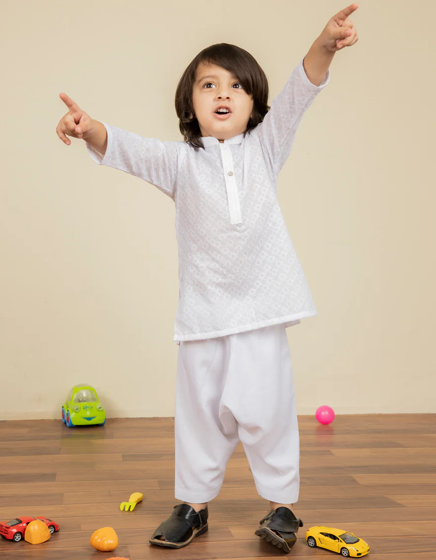 WHITE VISCOSE KAMEEZ SHALWAR | JJIKP-US-44171/A22/JJ8419-CL - Image 4