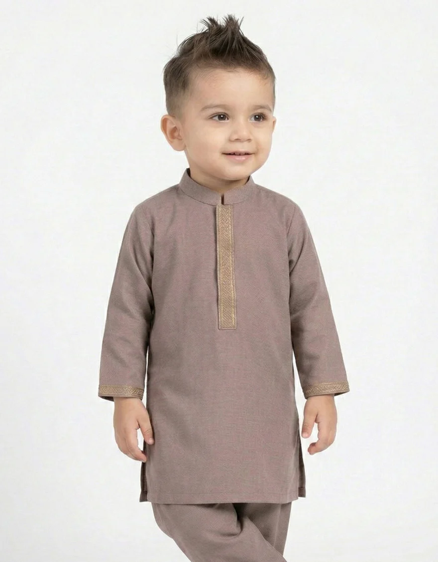 TEA PINK BLENDED KAMEEZ SHALWAR | JJIKS-A-50411/S26/JJ10369-SF - Image 2