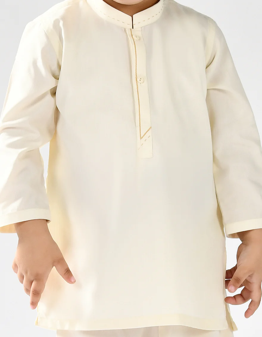 CREAM BLENDED KAMEEZ SHALWAR | JJIKS-A-US-44075/S22/JJ8166-CL - Image 2