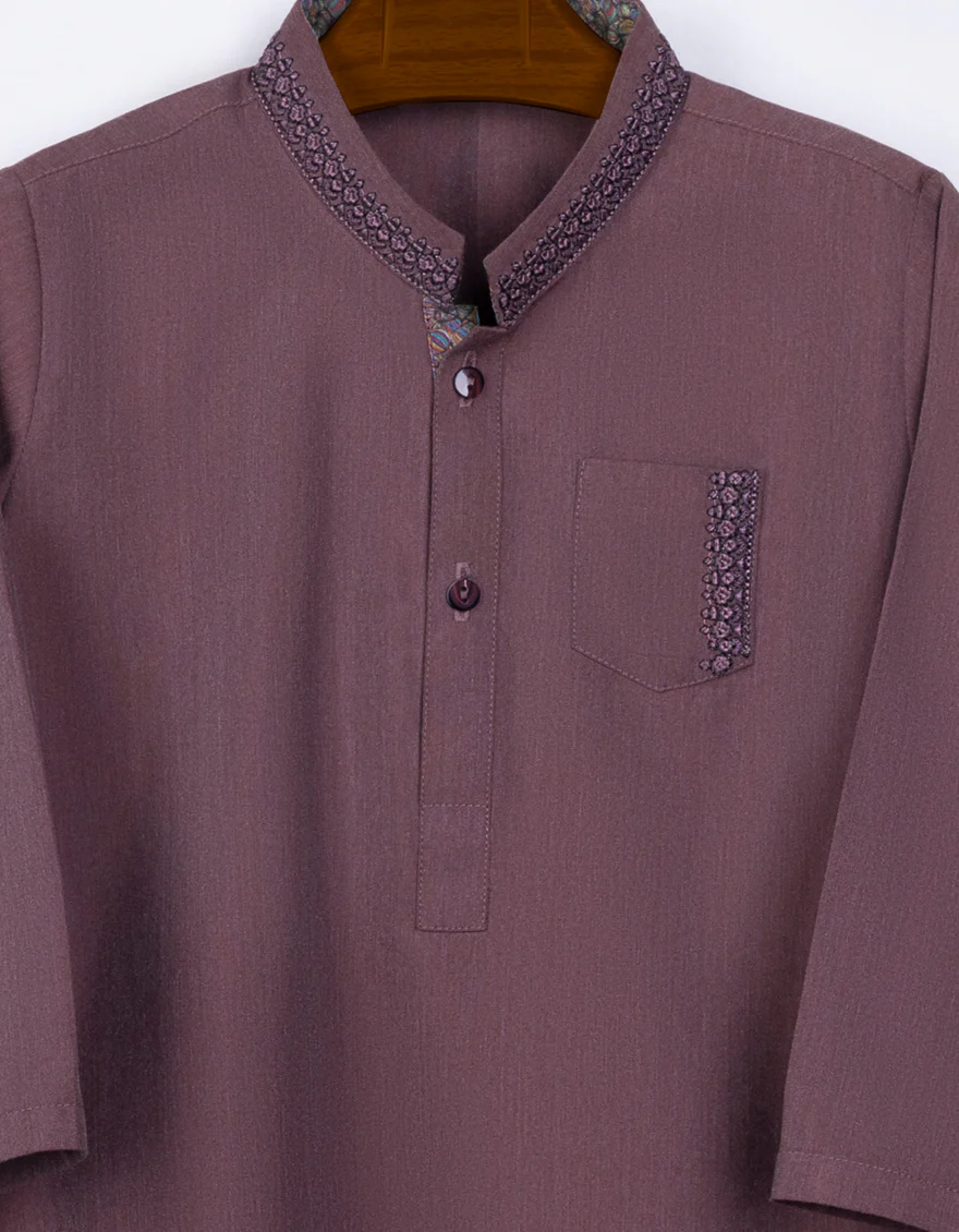 LEVER RED BLENDED KAMEEZ SHALWAR | JJIKS-S-US-46077/S23/JJ8173-SF - Image 2
