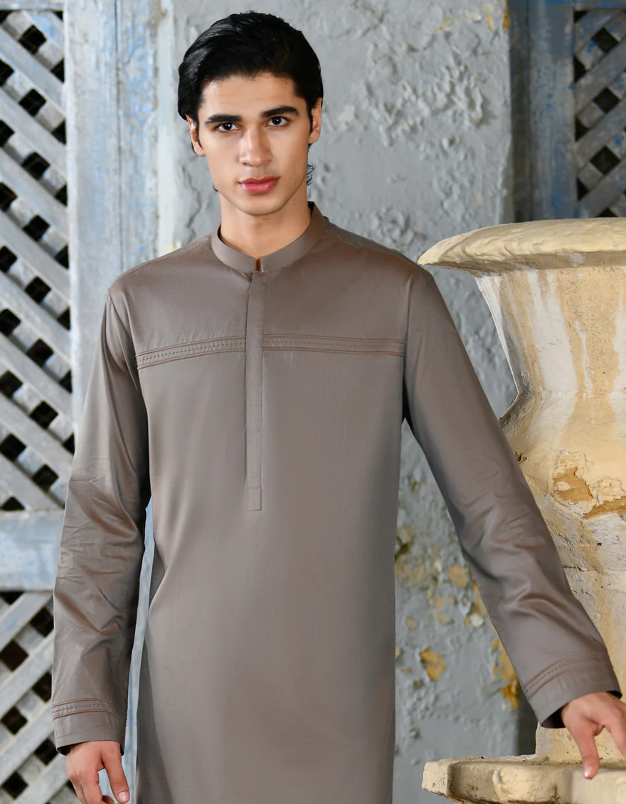 GREEN COTTON KURTA | JJK-A-32928/S24/JJ9023-CL - Image 3