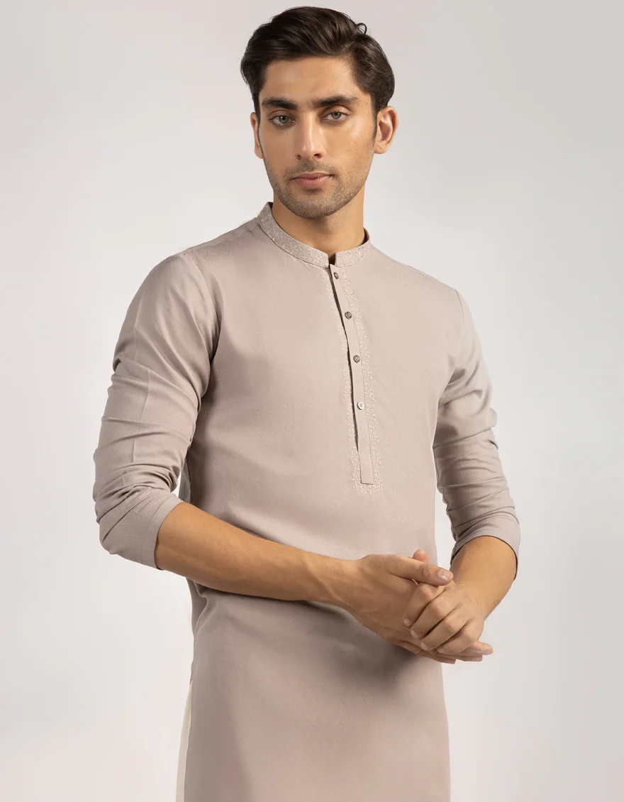 LILAC BLENDED KURTA | JJK-A-33553/S25/JJ10511-SF - Image 2